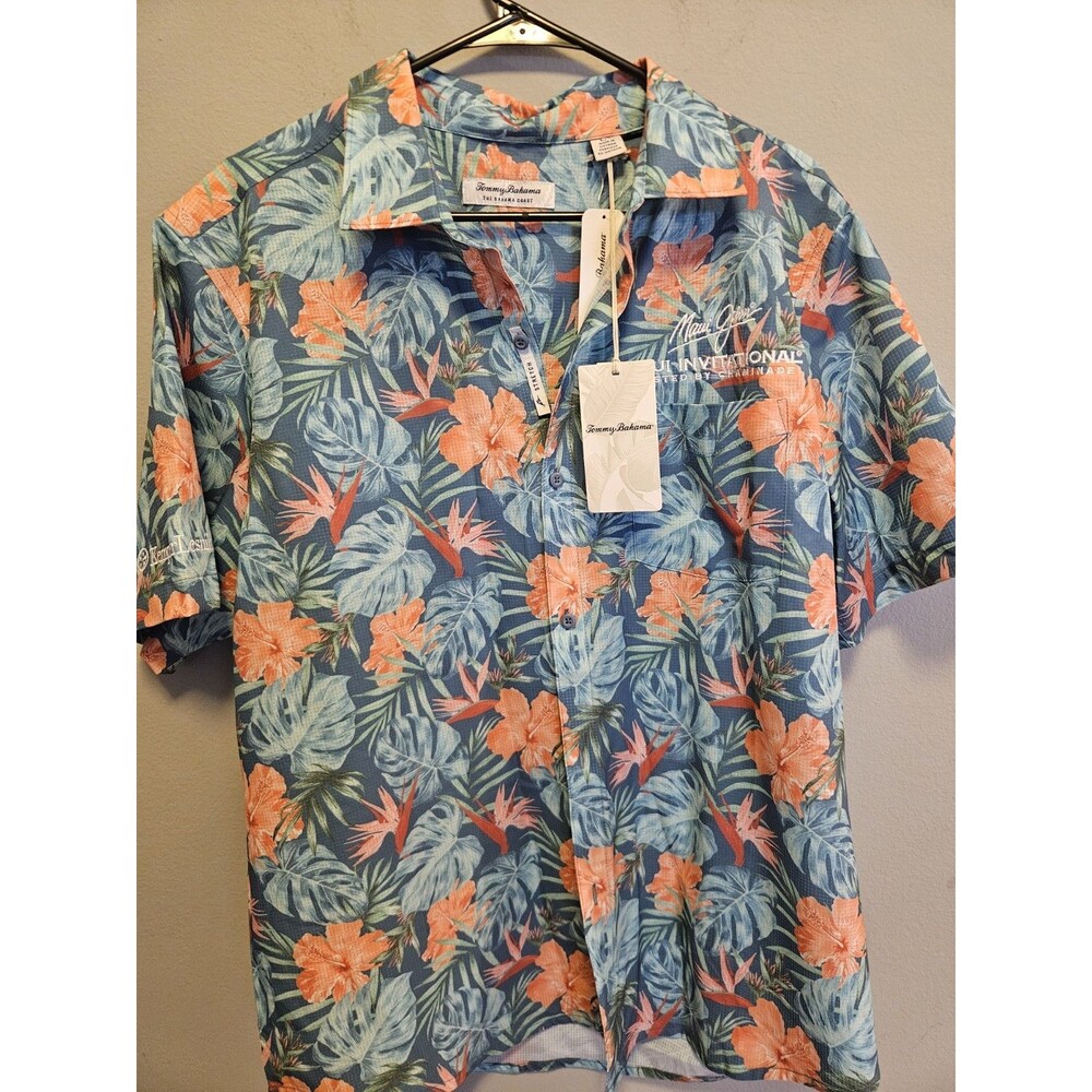 Tommy Bahama Bahama Coast Echo Fronds Shirt Men L NWT Maui Jim Invitational $125